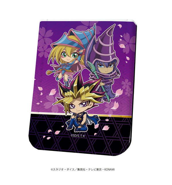 「遊☆戯☆王デュエルモンスターズ」レザーフセンブック05/闇遊戯&ブラックマジシャン&ブラックマジシャンガール(ミニキャラ)